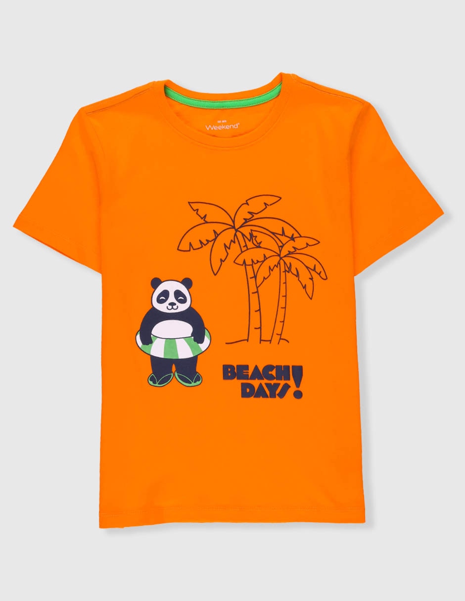 Playera manga corta para niño Playera manga corta para niño