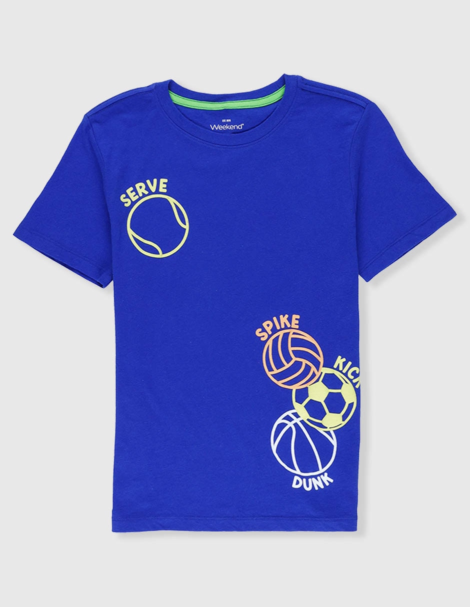 Playera manga corta para niño Playera manga corta para niño