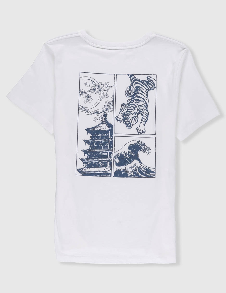 Playera manga corta para niño Playera manga corta para niño