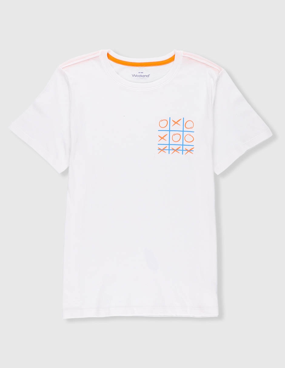 Playera manga corta para niño Playera manga corta para niño