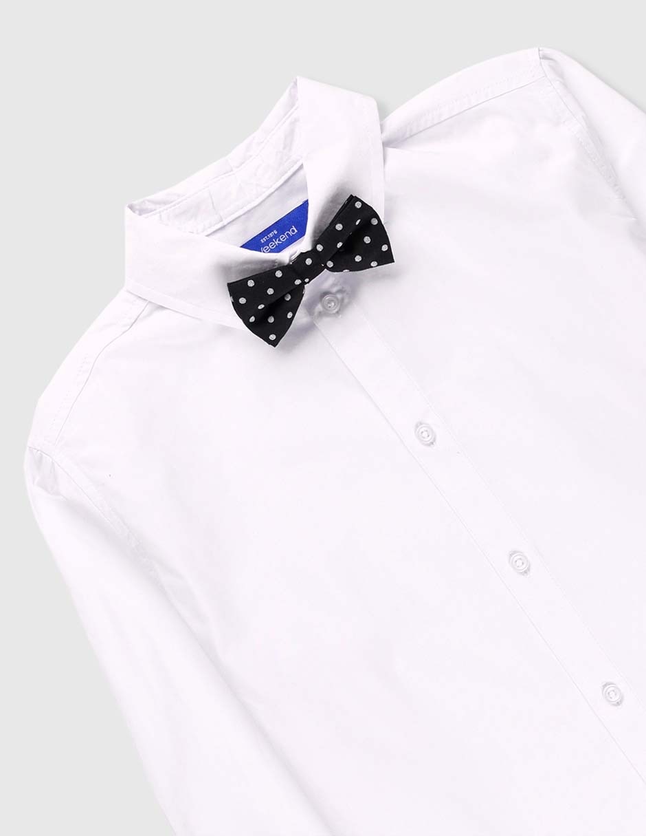 Camisa de vestir manga larga para niño 3