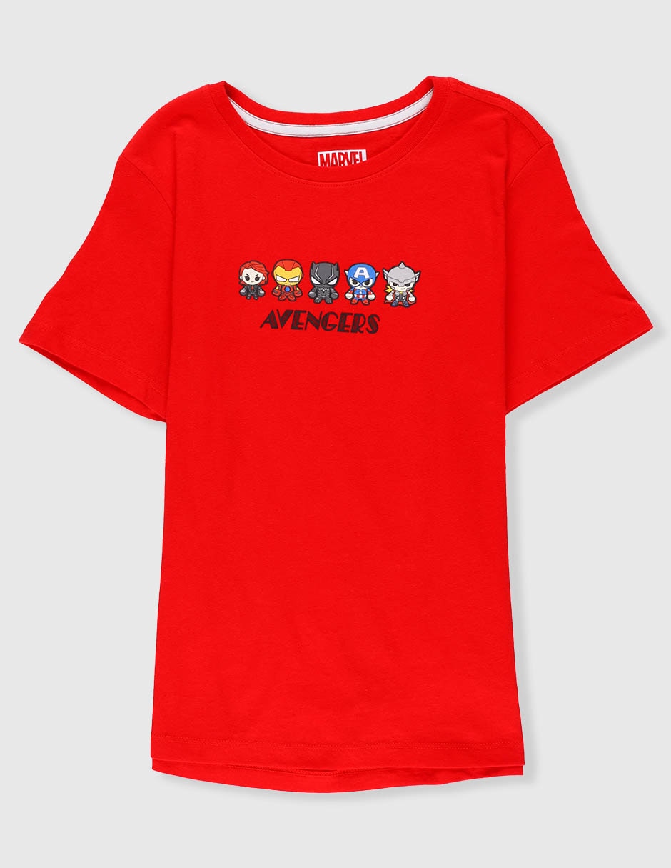Playera Avengers manga corta para niño Playera Avengers manga corta para niño