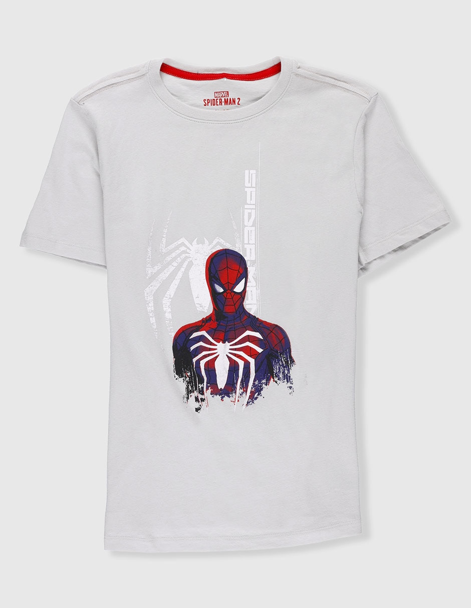 Playera Spider-Man manga corta para niño