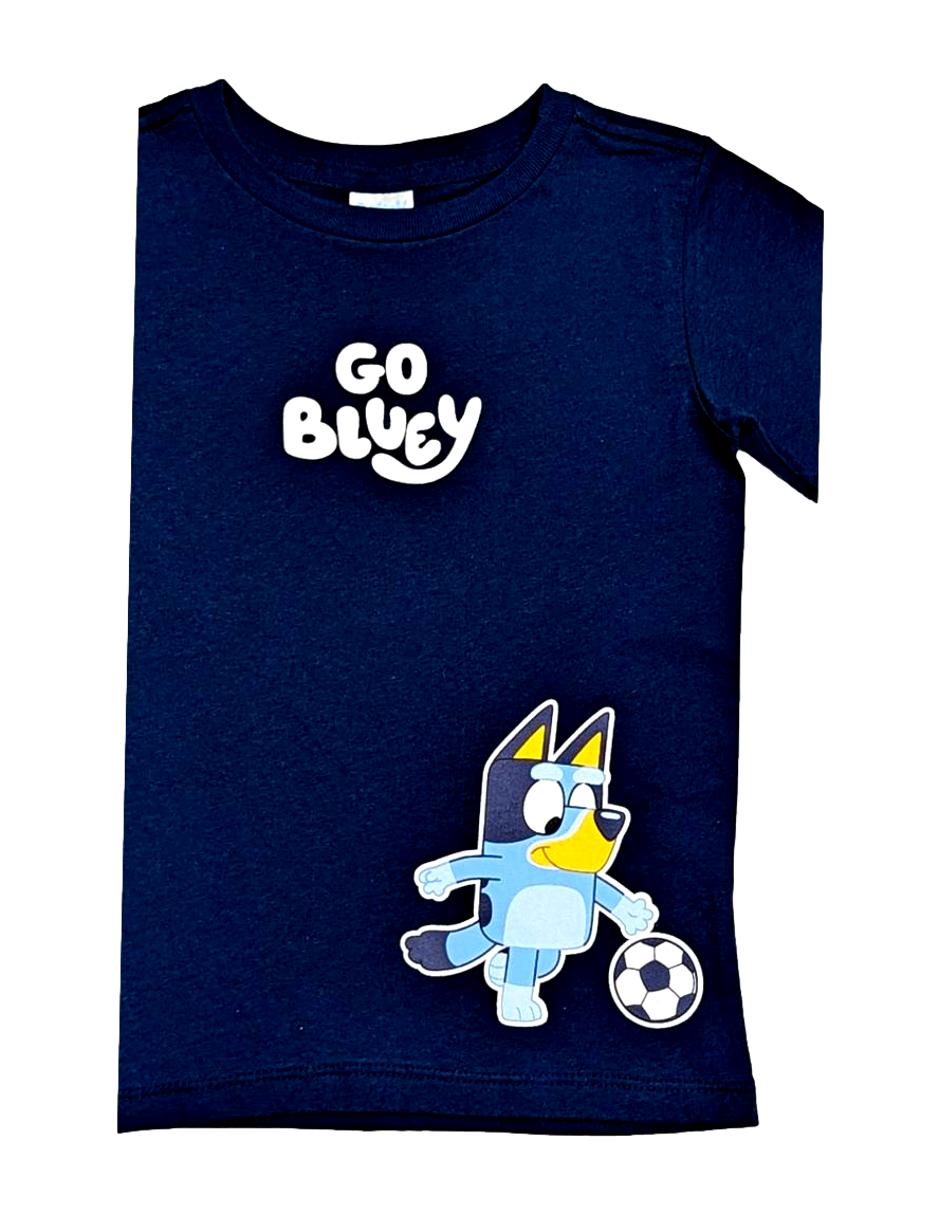 Playera Bluey manga corta para niño 3