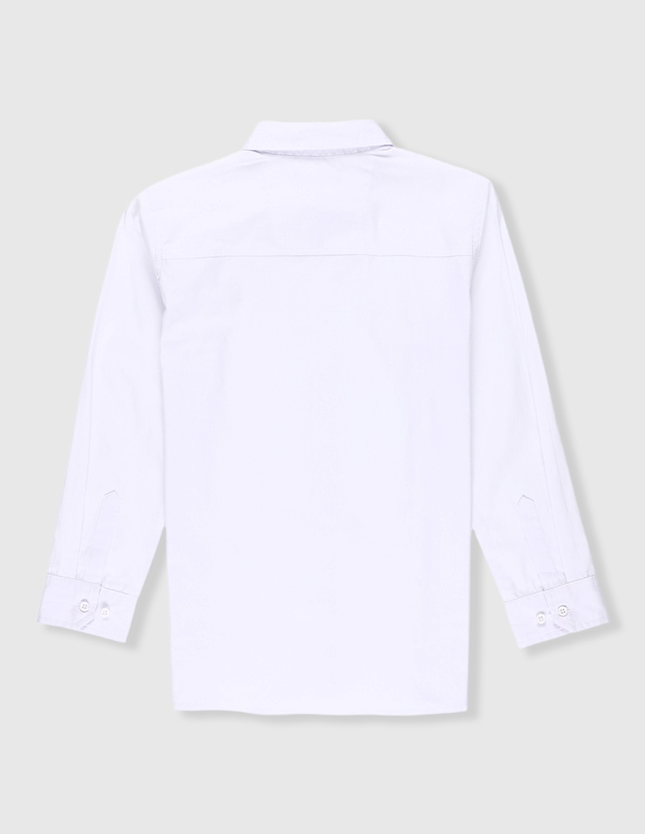 Camisa de vestir de algodón manga larga para niño 2