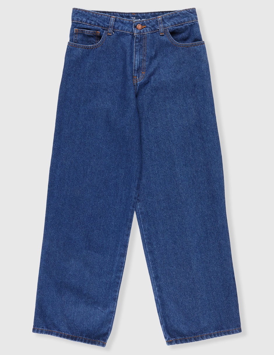 Jeans relaxed amplio lavado medio para niño Jeans relaxed amplio lavado medio para niño