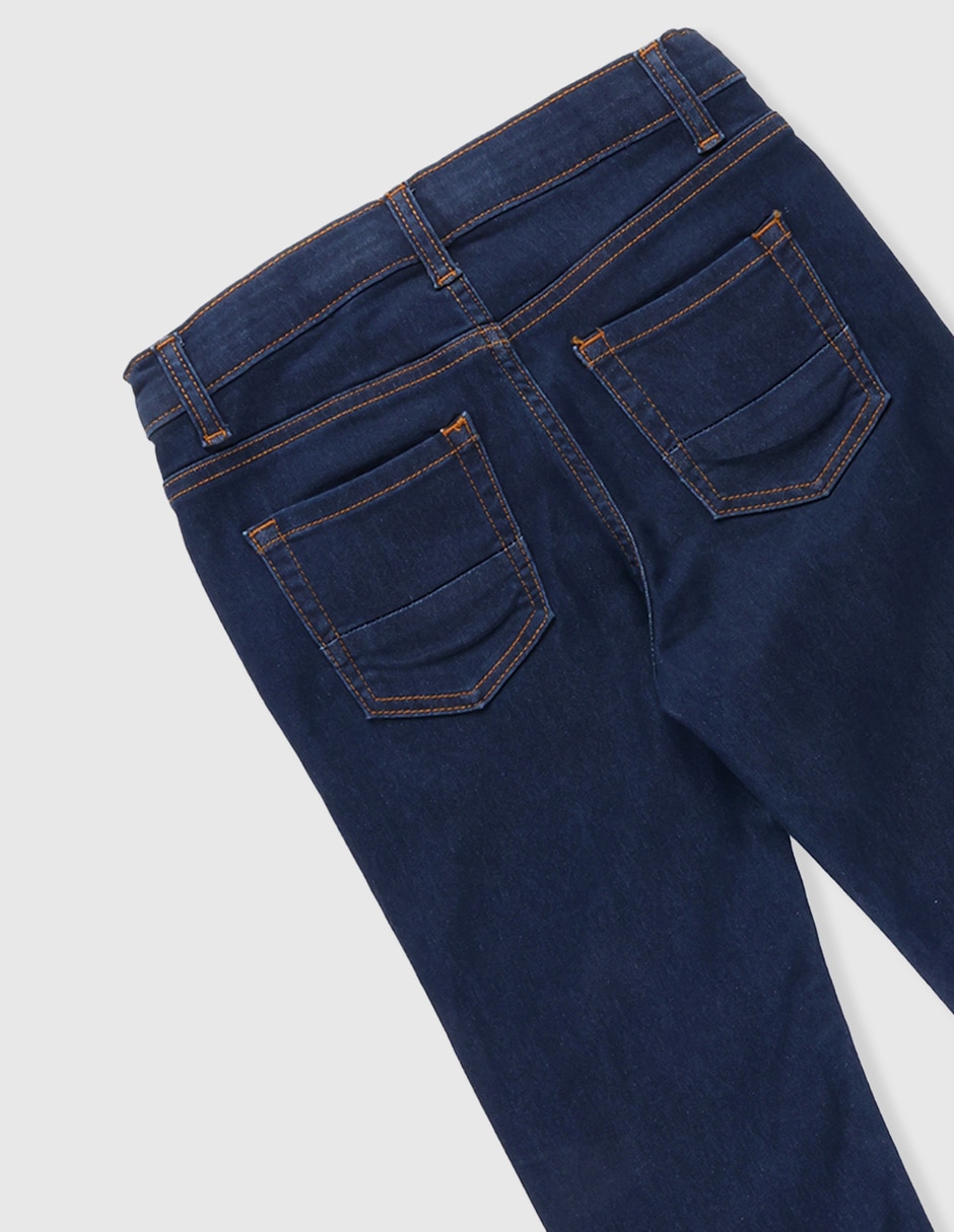 Jeans slim Weekend lavado obscuro para niño 4