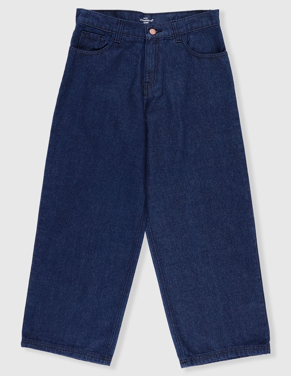 Jeans baggy lavado obscuro para niño Jeans baggy lavado obscuro para niño