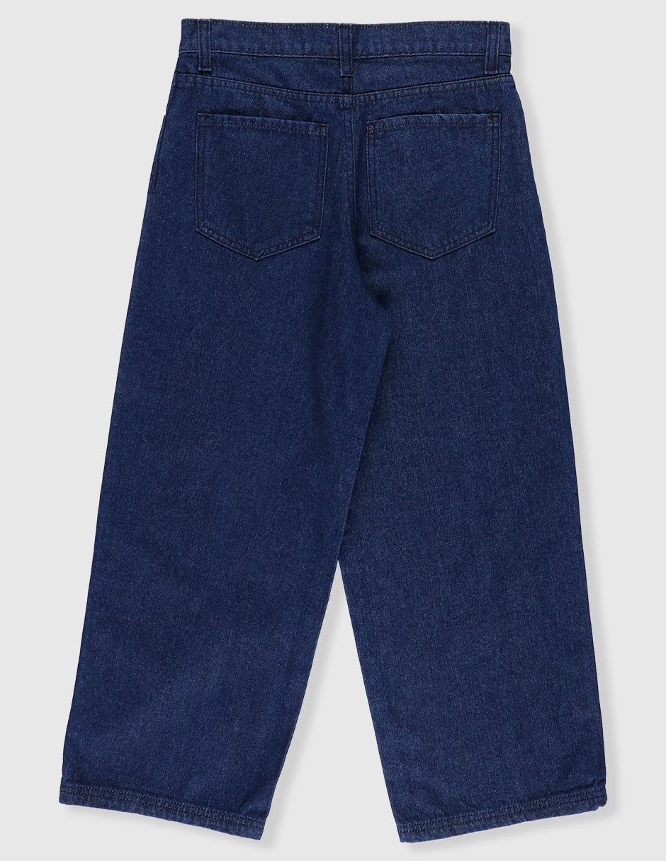 Jeans baggy lavado obscuro para niño 2