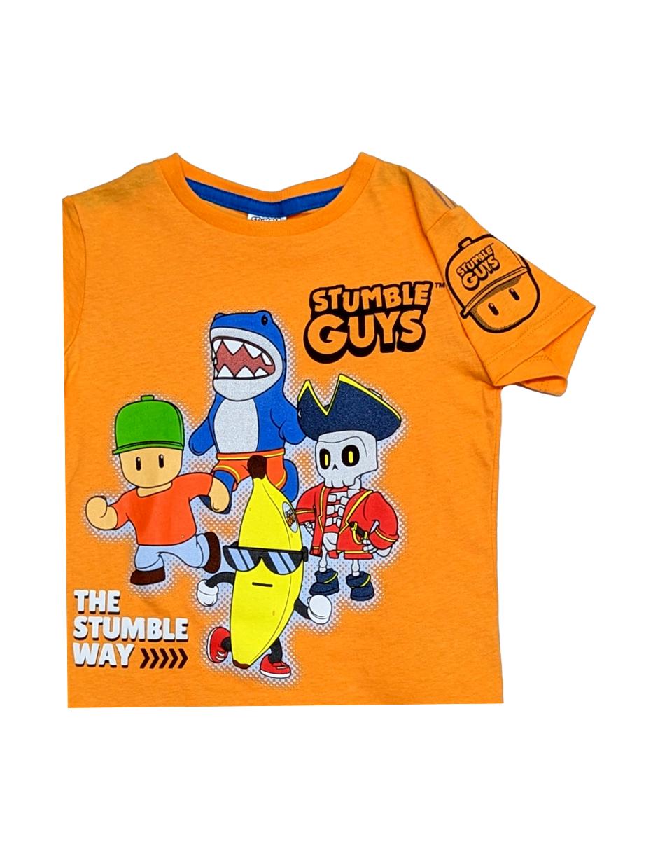Playera Stumble Guys manga corta para niño 3