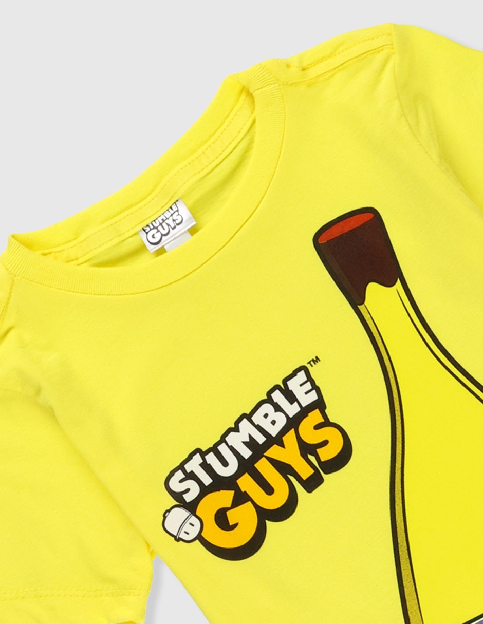 Playera Stumble Guys manga corta para niño 4