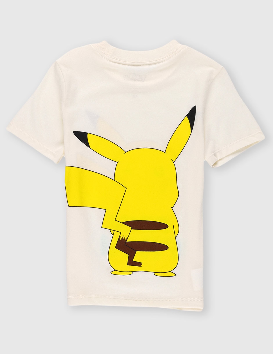 Playera Pikachu Pokémon manga corta para niño 2
