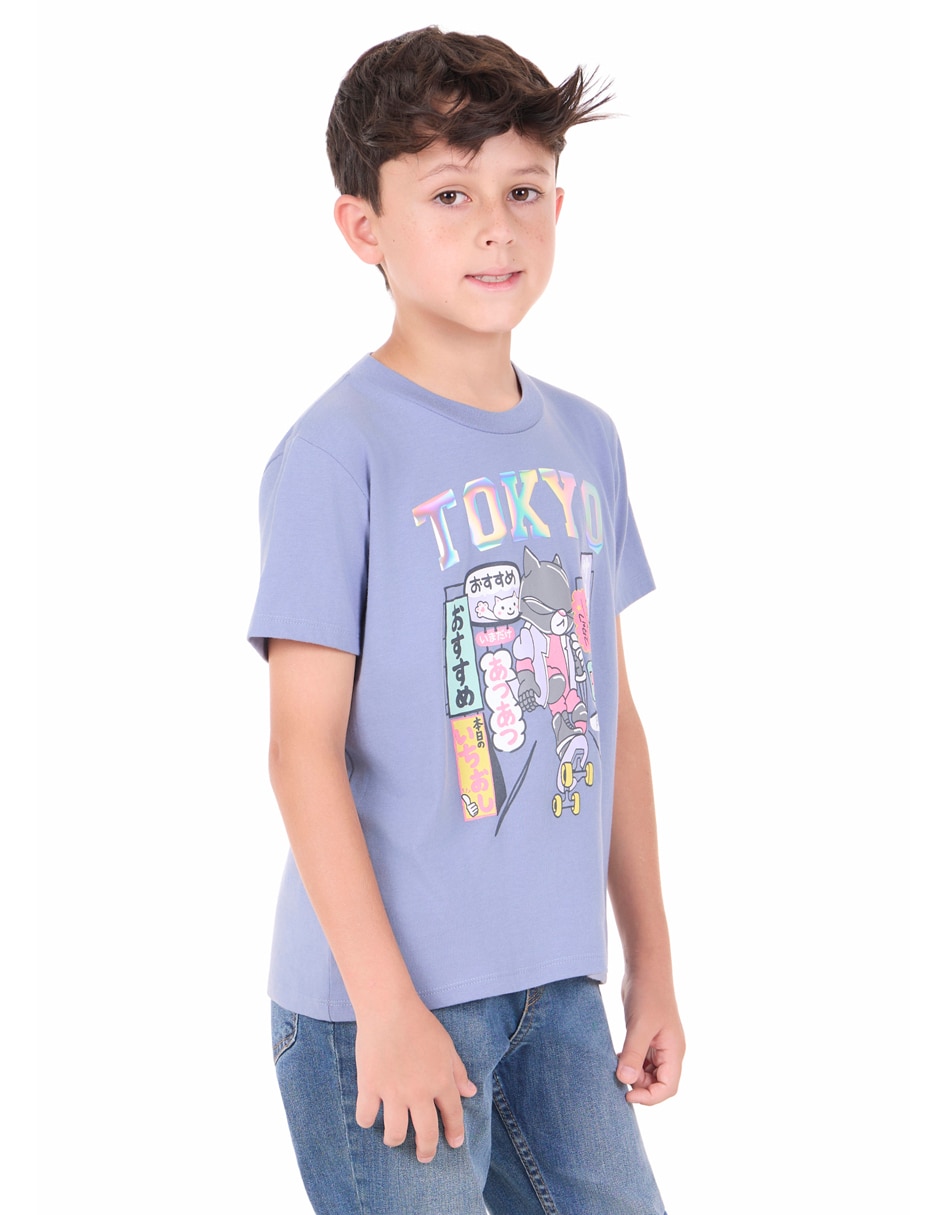 Playera manga corta para niño 2