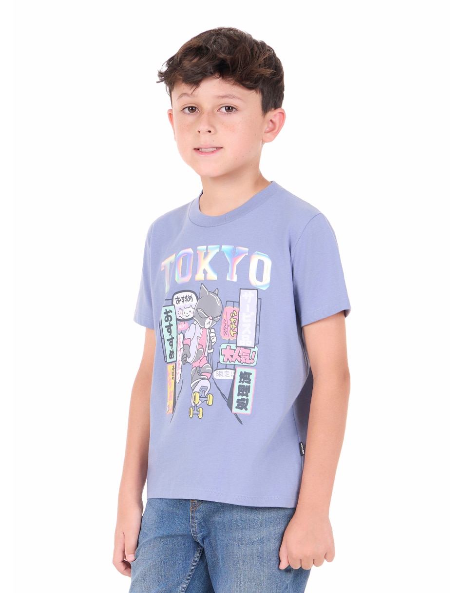 Playera manga corta para niño 3