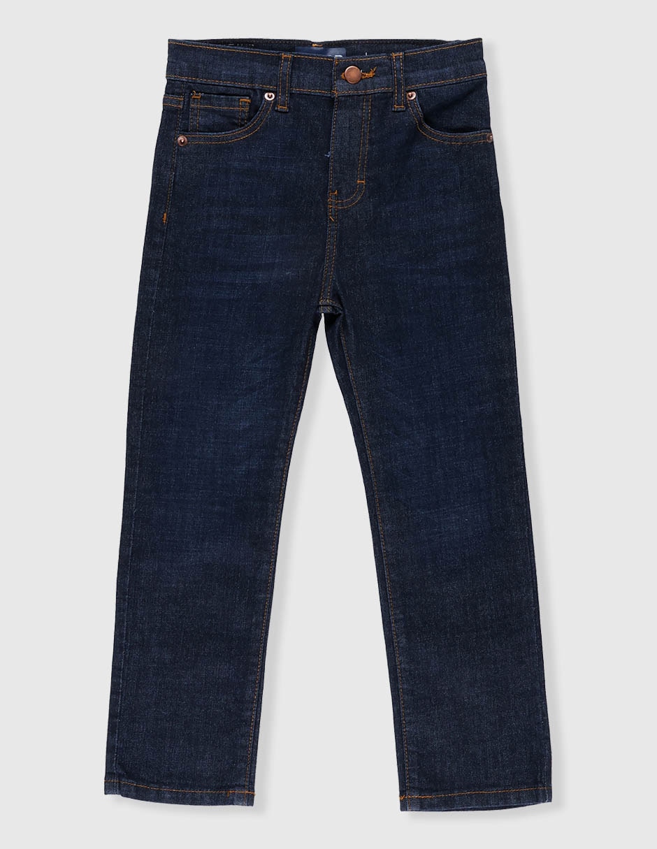 Jeans slim lavado obscuro para niño Jeans slim lavado obscuro para niño