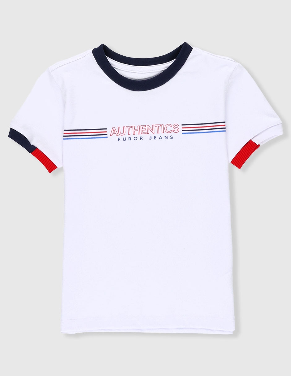 Playera manga corta para niño Playera manga corta para niño