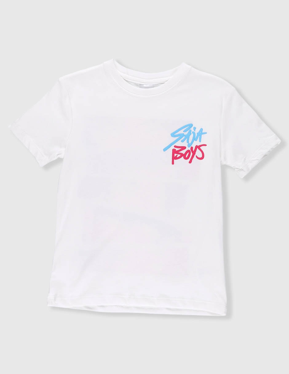 Playera Saja Boys Kpop Demon Hunters manga corta para niño Playera Saja Boys Kpop Demon Hunters manga corta para niño