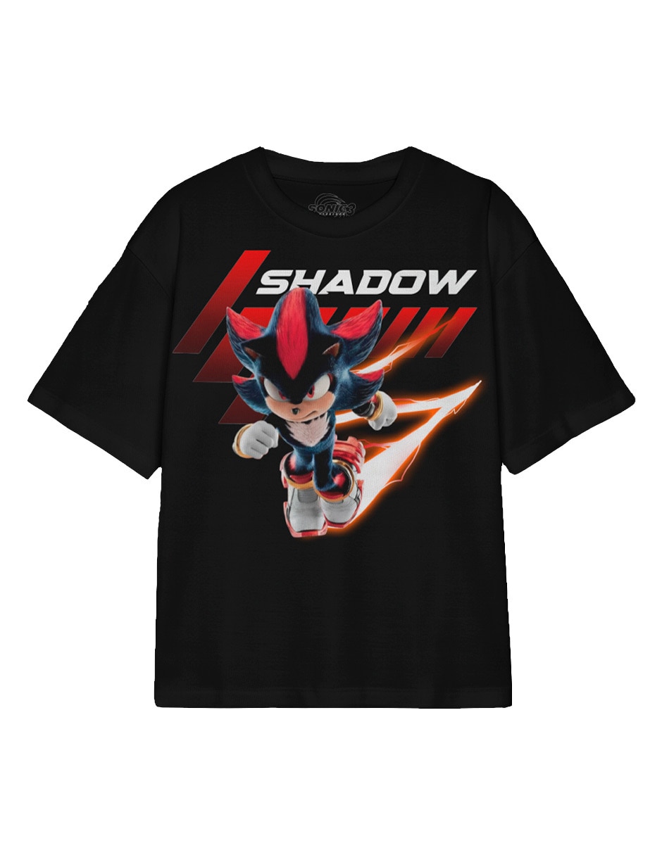 Playera Sonic manga corta para niño