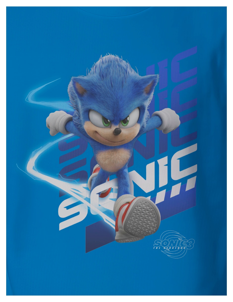 Playera Sonic manga corta para niño 3