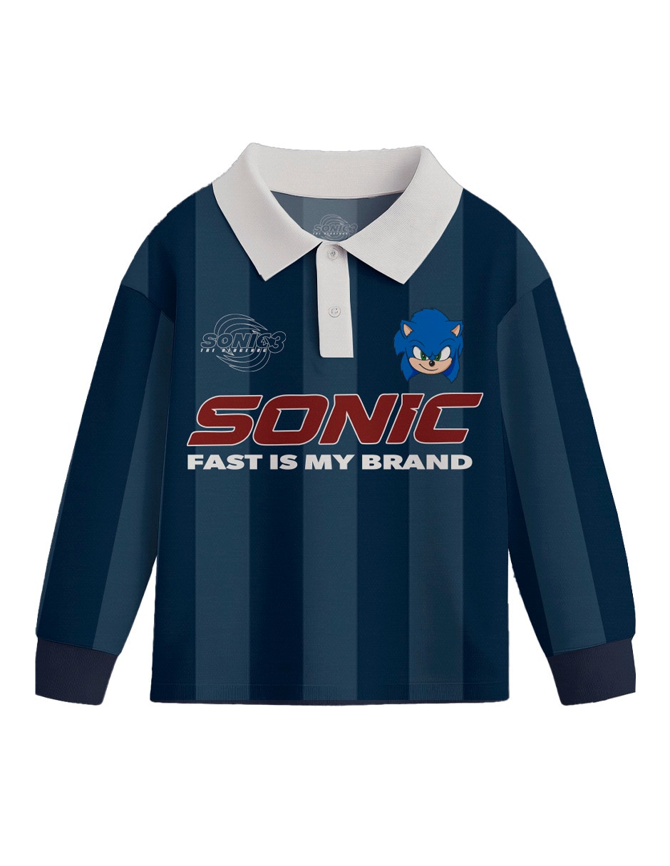 Playera manga larga para niño Playera manga larga para niño