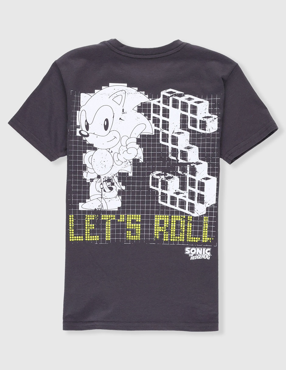 Playera Sonic Sonic The Hedgehog manga corta para niño 2