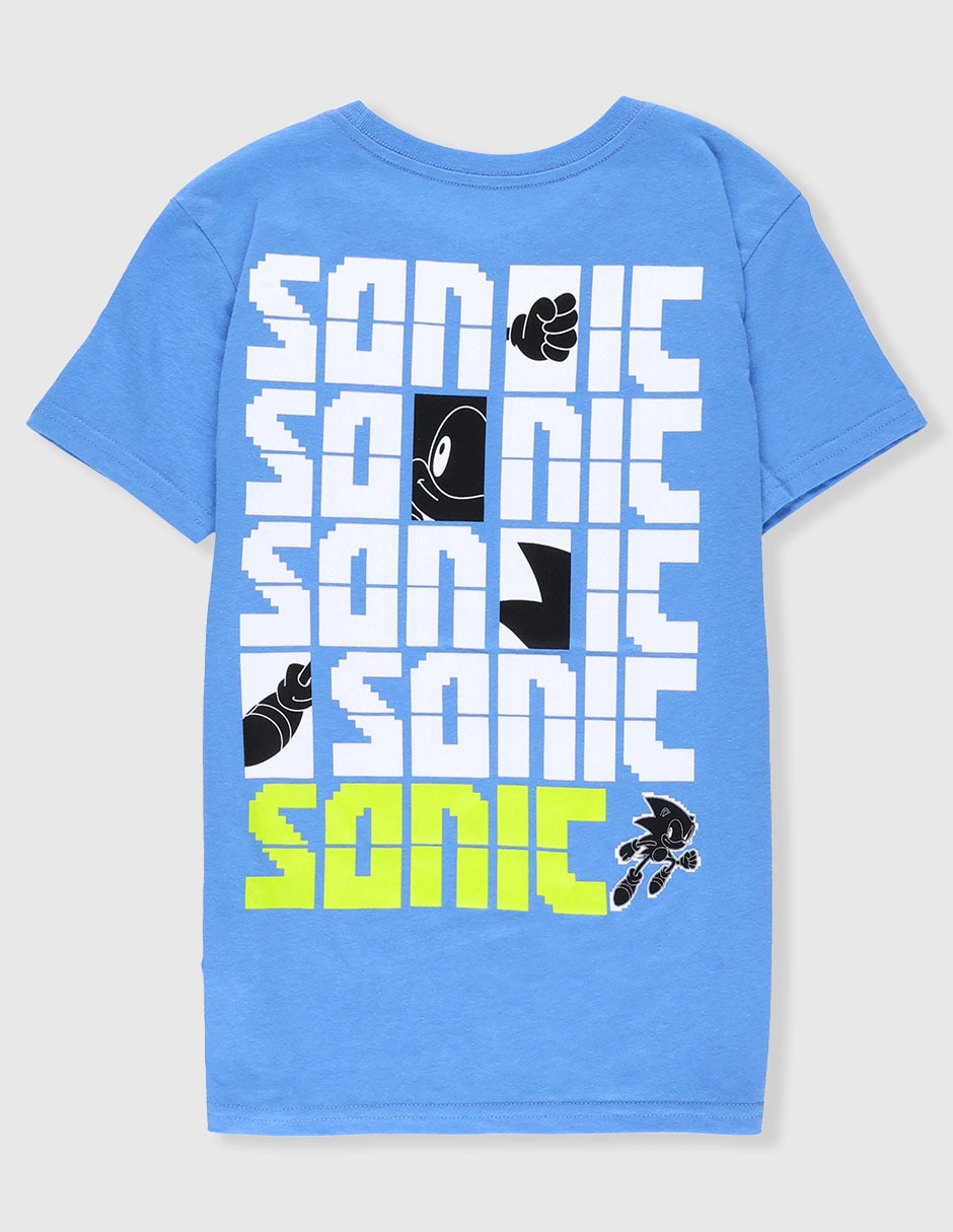 Playera Sonic manga corta para niño 2