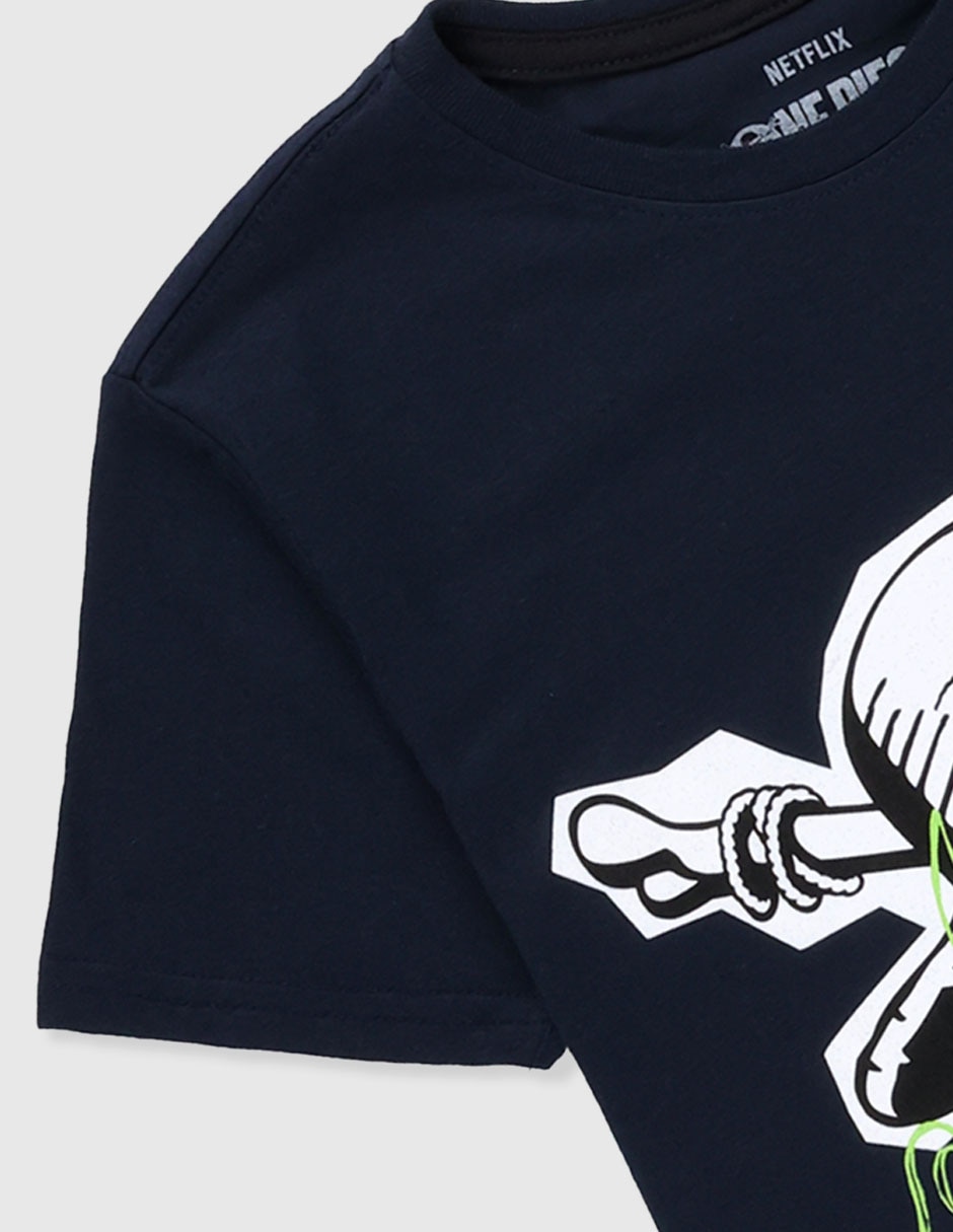 Playera One Piece Netflix manga corta para niño 3
