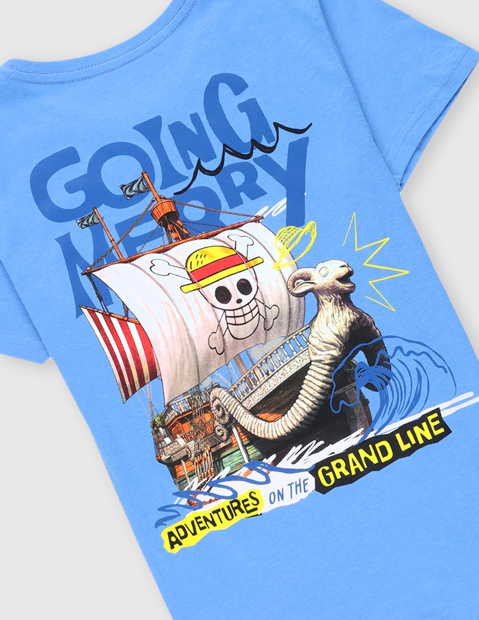 Playera Going Merry One Piece manga corta para niño 4