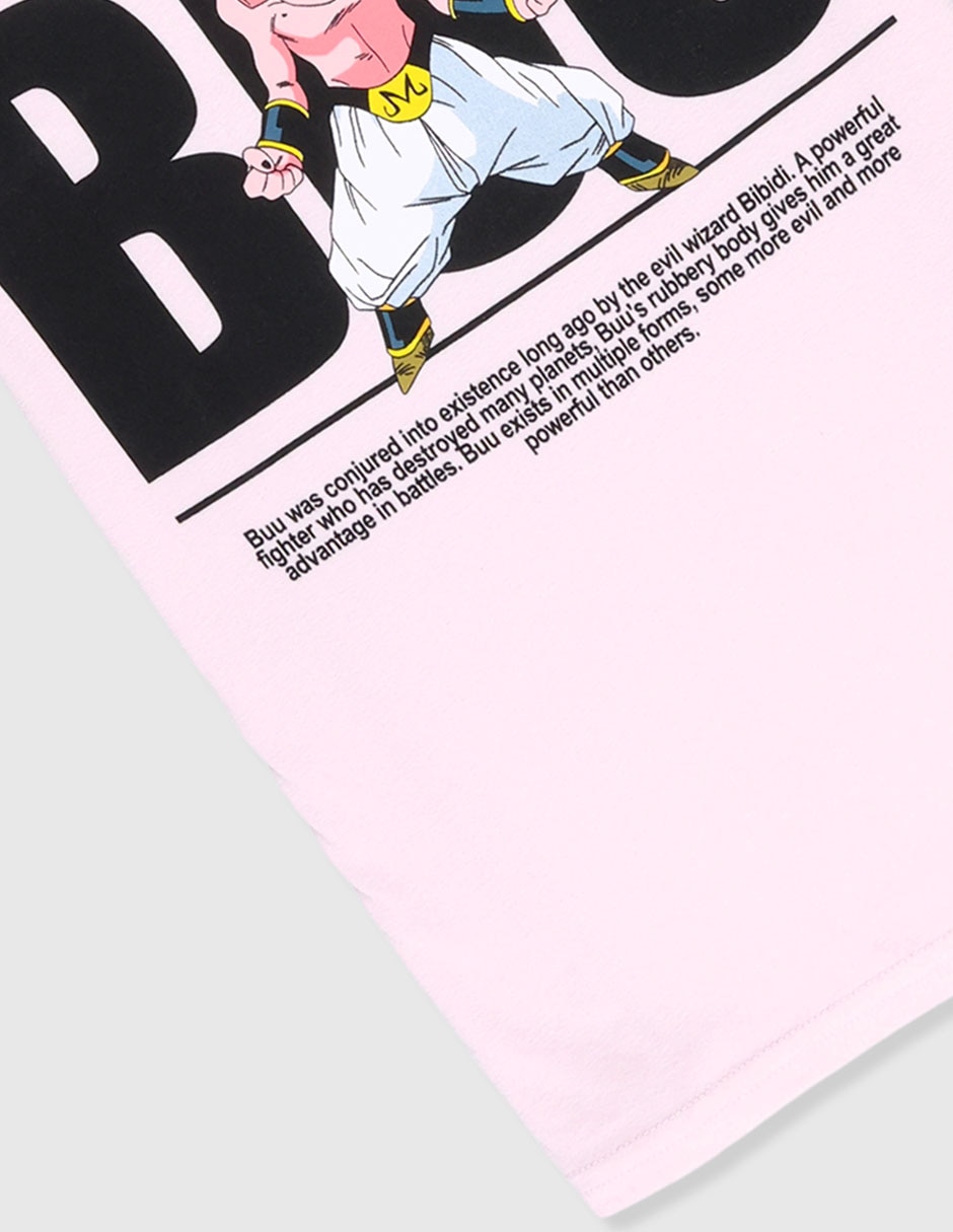 Playera Majin Buu Dragon Ball Z manga corta para niño 4