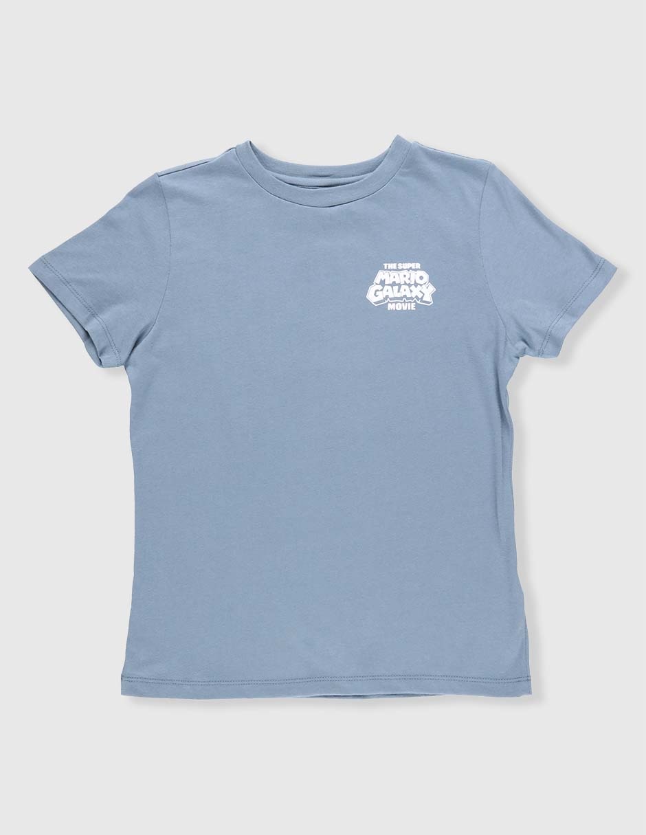 Playera Mario Bros manga corta para niño Playera Mario Bros manga corta para niño