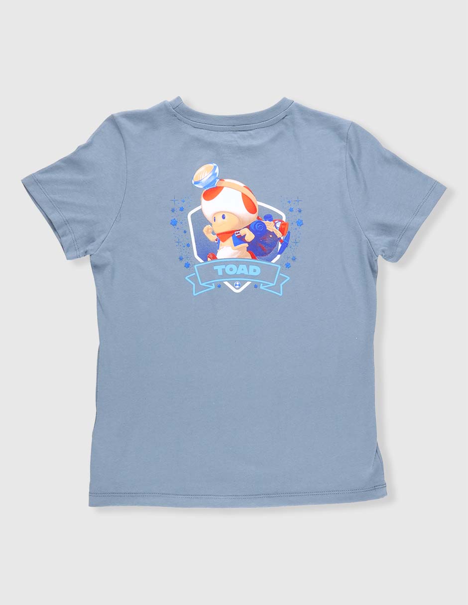 Playera Mario Bros manga corta para niño 2