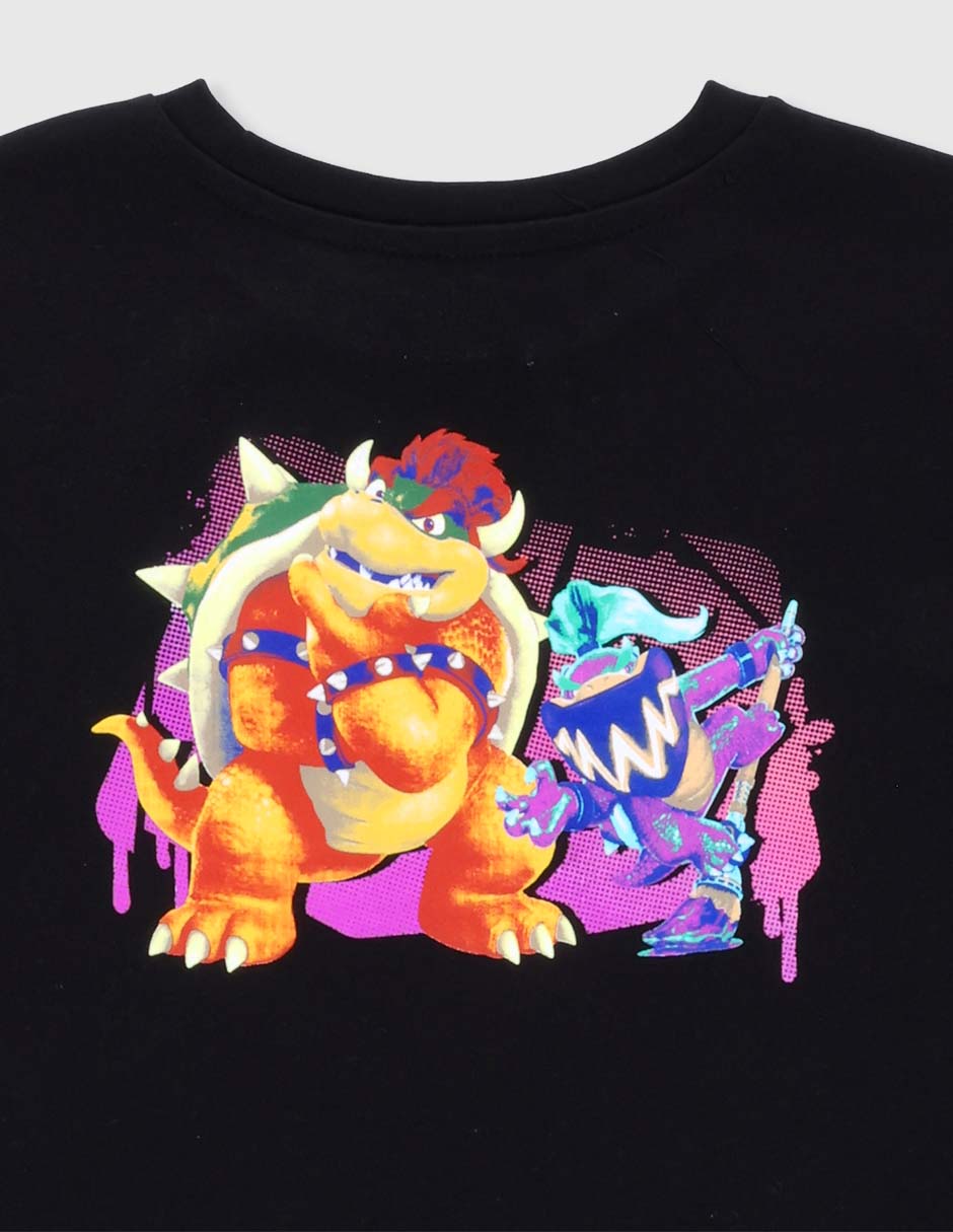 Playera Bowser manga corta para niño 4