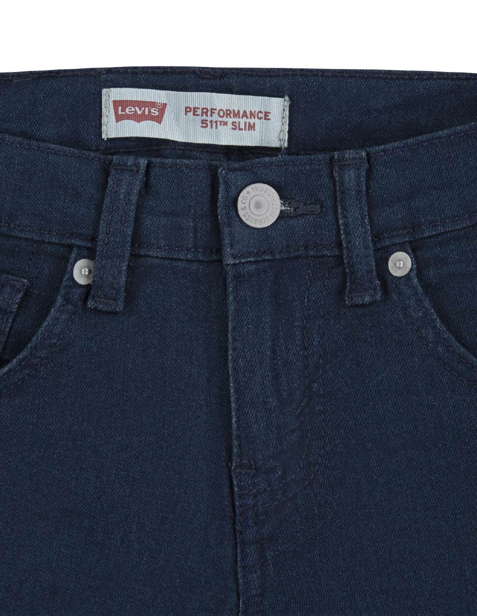 Jeans slim lavado obscuro para niño 3