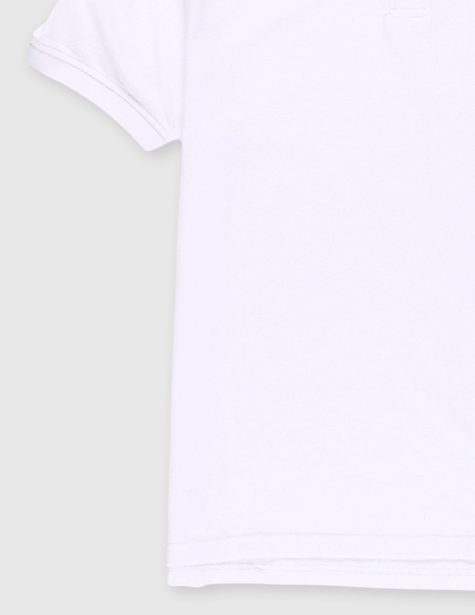 Playera tipo polo de algodón para niño 4