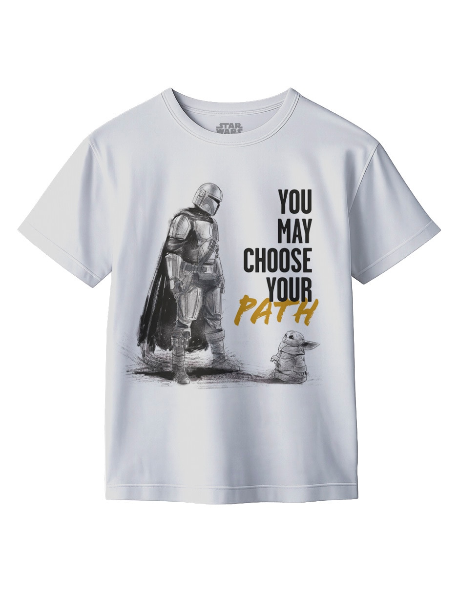 Playera Din Grogu With Armor manga corta para niño Playera Din Grogu With Armor manga corta para niño