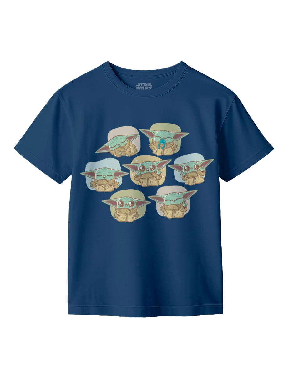 Playera Grogu manga corta para niño Playera Grogu manga corta para niño
