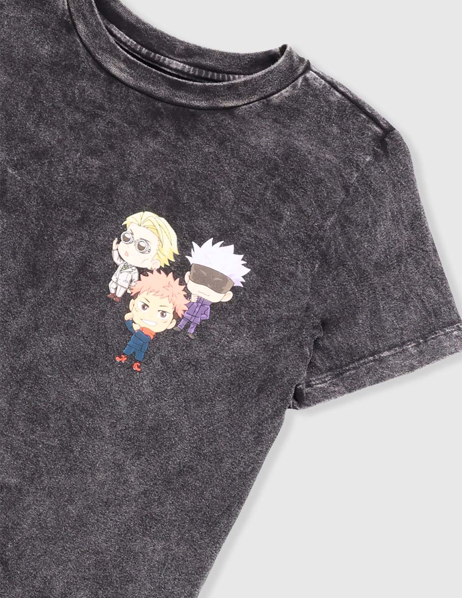 Playera Jujutsu Kaisen manga corta para niño 3