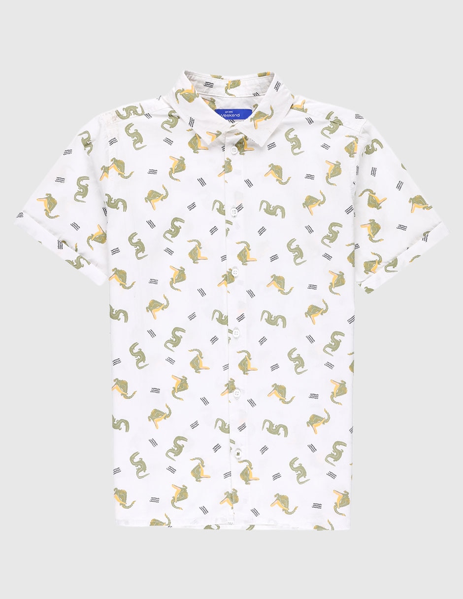 Camisa casual manga corta para niño Camisa casual manga corta para niño