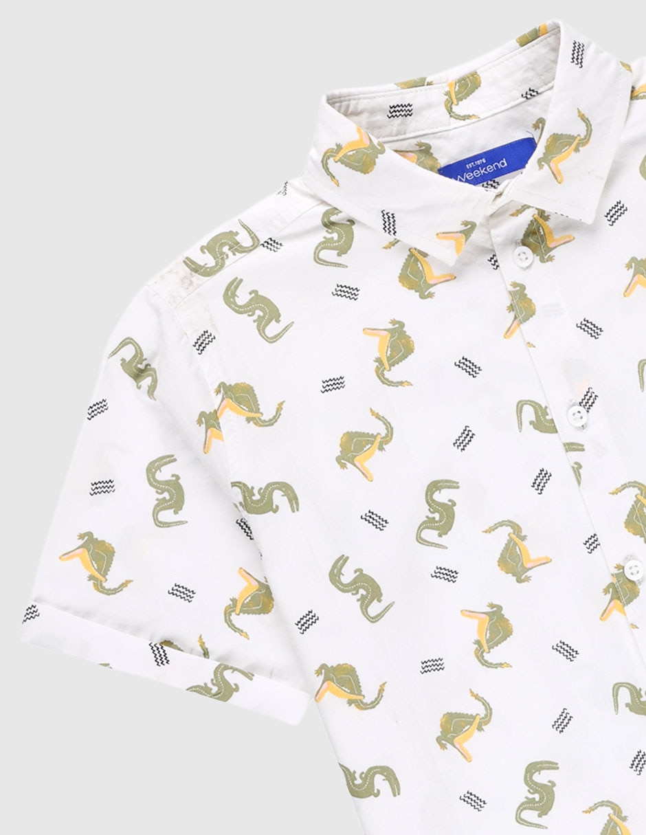 Camisa casual manga corta para niño 3