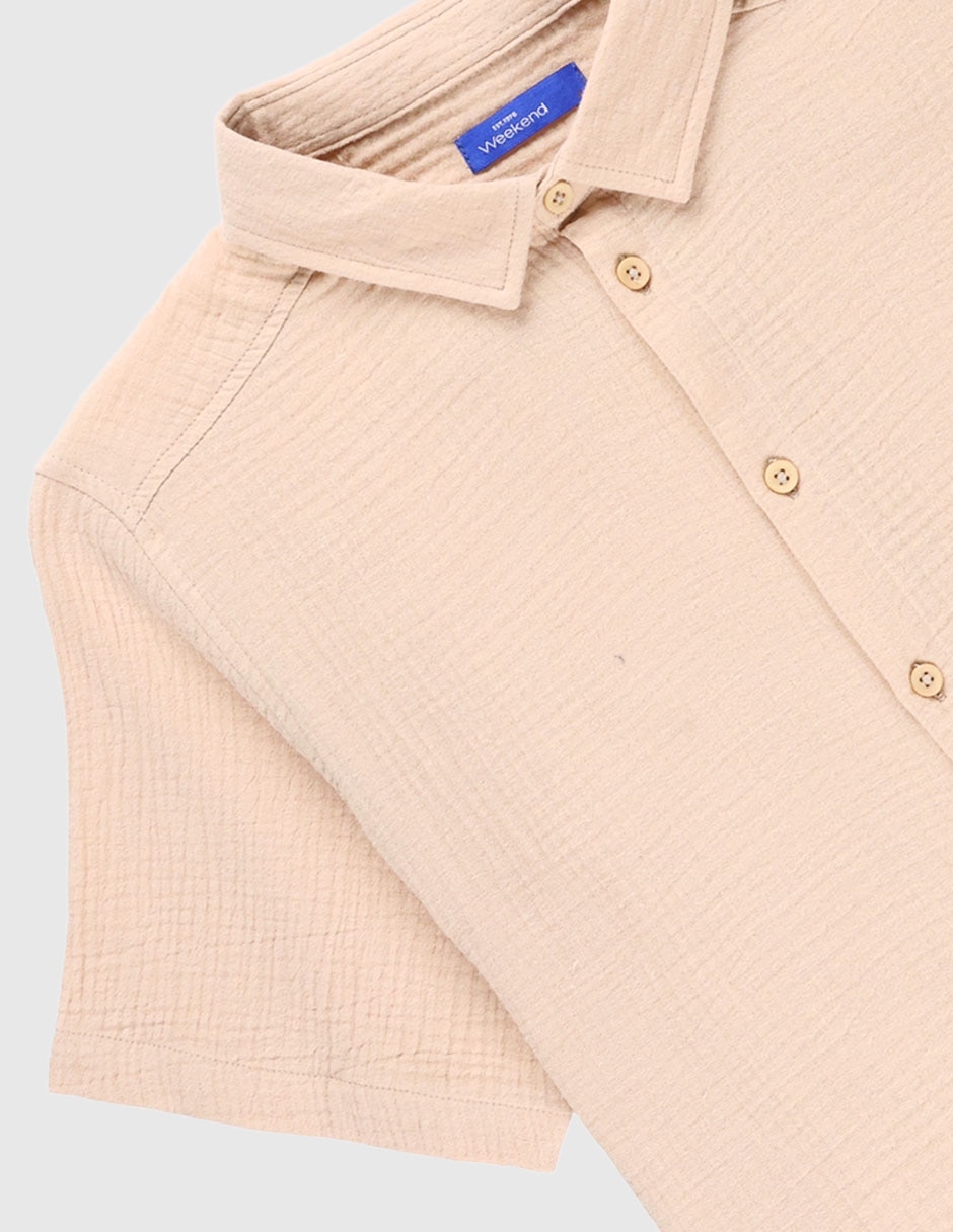 Camisa casual manga corta para niño 3