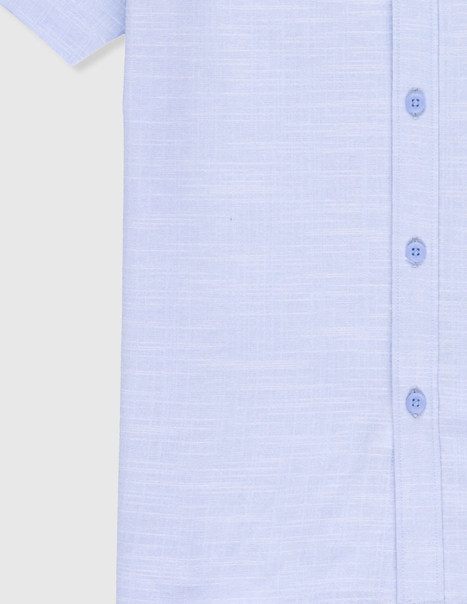 Camisa casual manga corta para niño 4