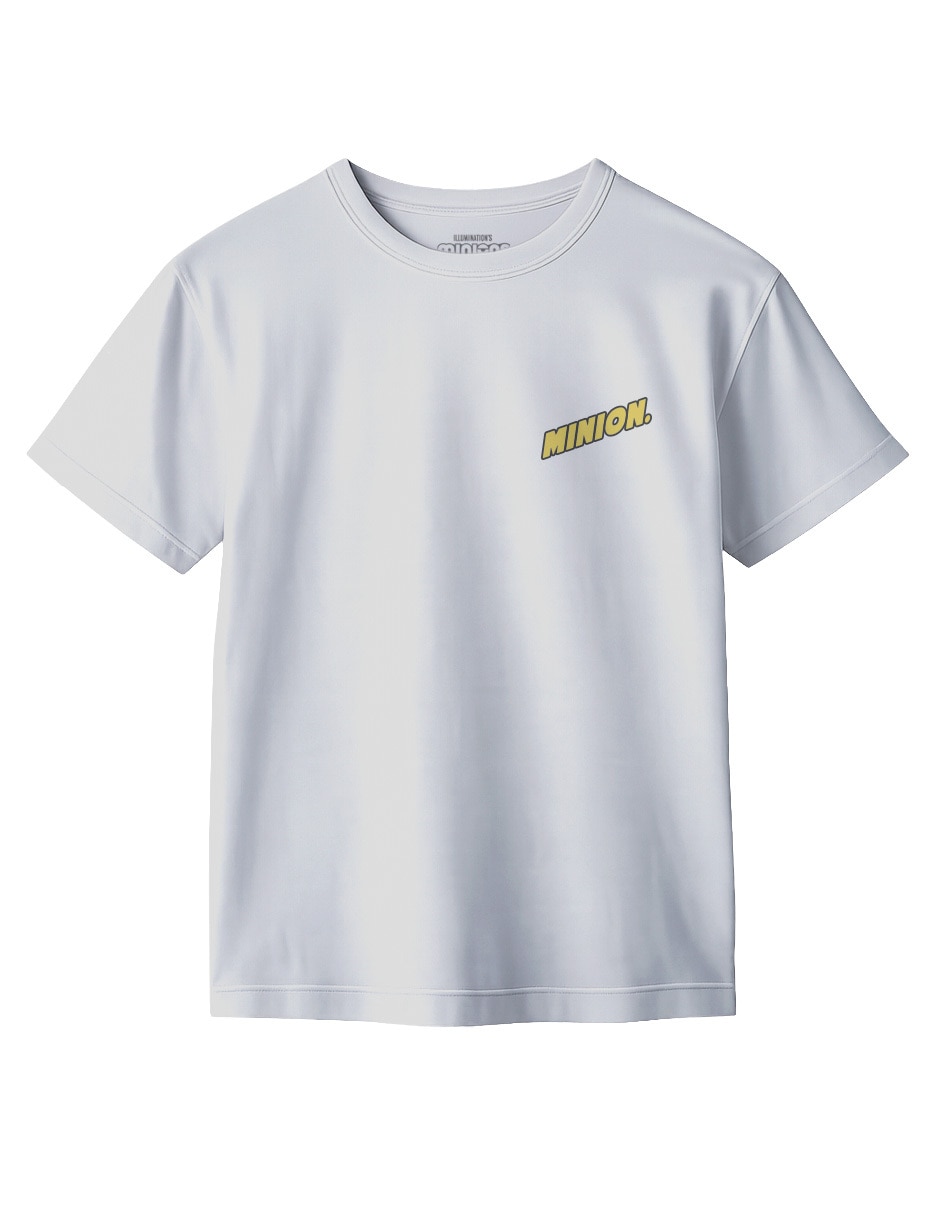 Playera Minions manga corta para niño Playera Minions manga corta para niño