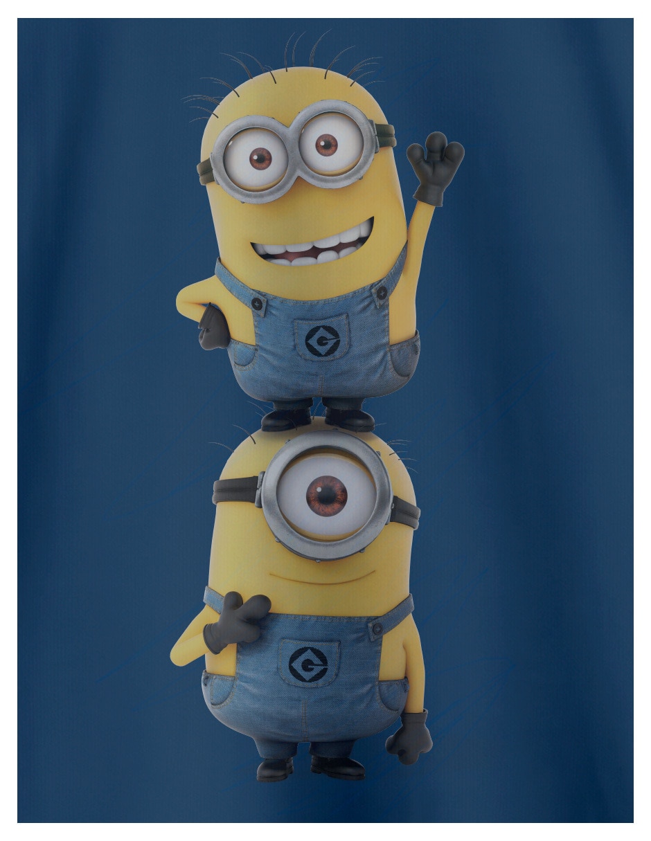 Playera Minions manga corta para niño 3