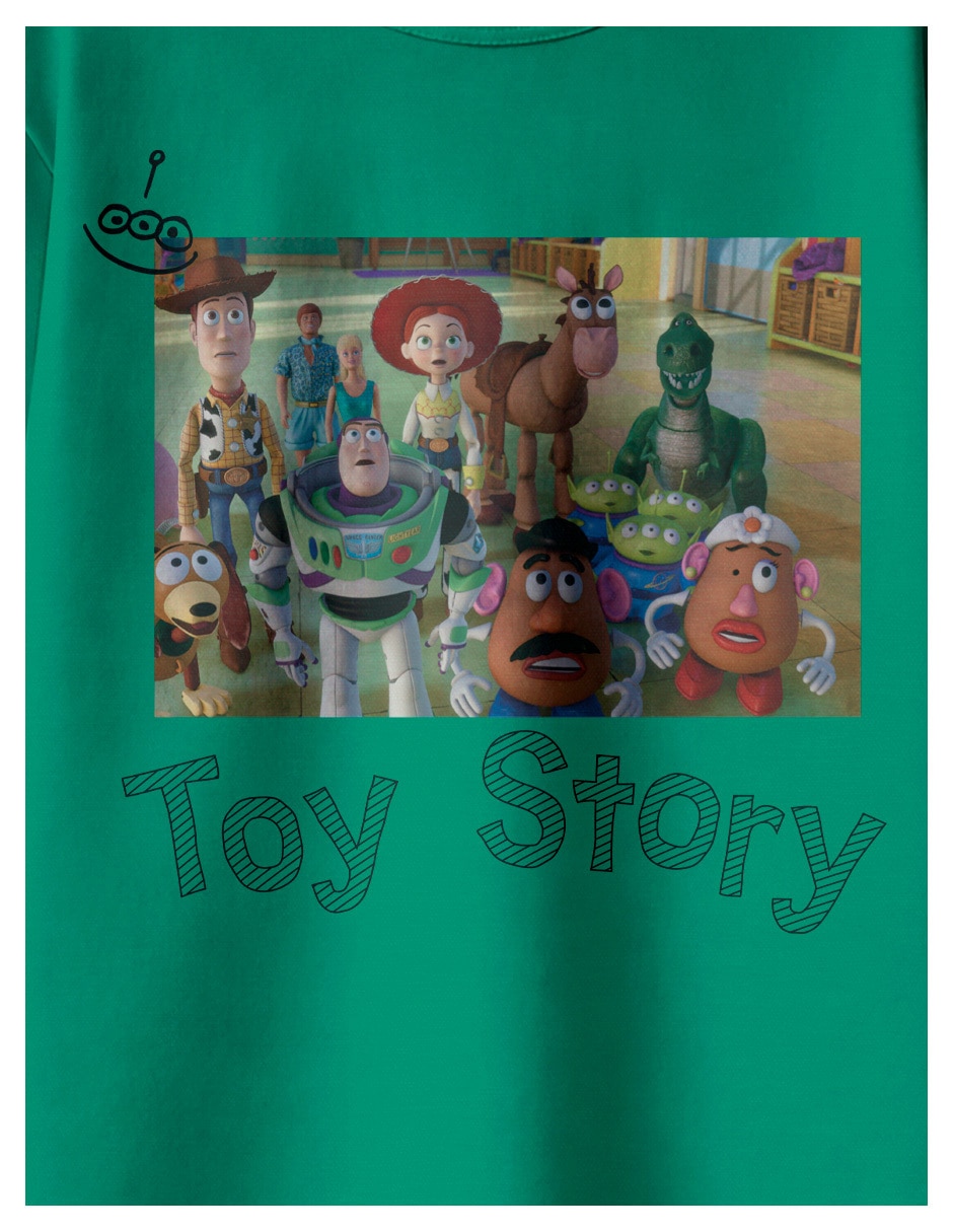 Playera Toy Story manga corta para niño 3